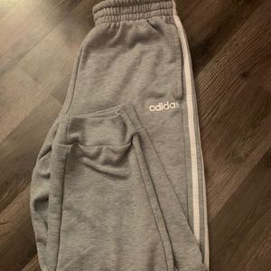 Adidas grey joggers!